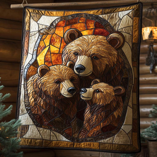Cozy Bear Quilted Blanket NCU0XD601