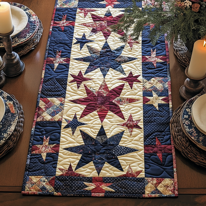 Cozy Bloom Quilted Table Runner NCU0VH2901