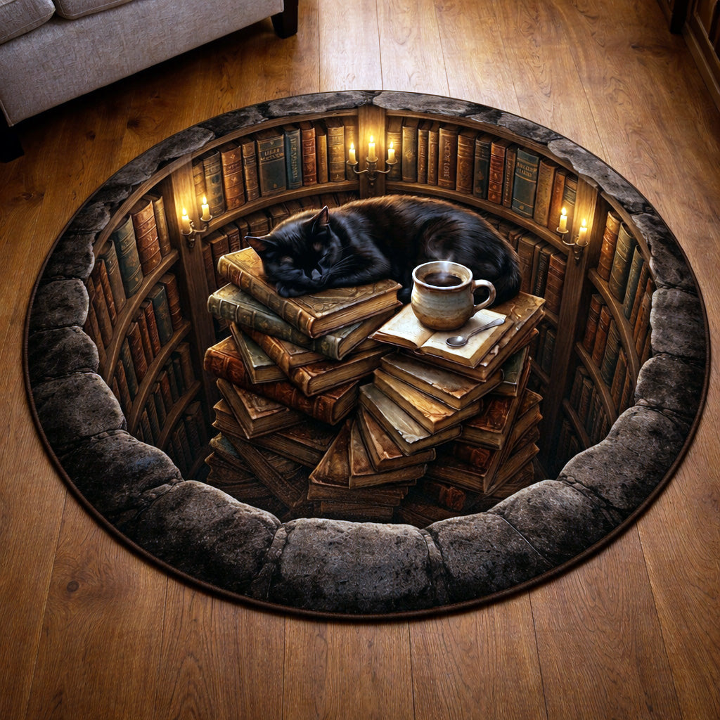 Cozy Book Pit Round Carpet NCU0TV1738