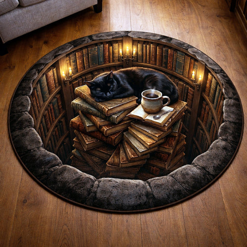 Cozy Book Pit Round Carpet NCU0TV1738