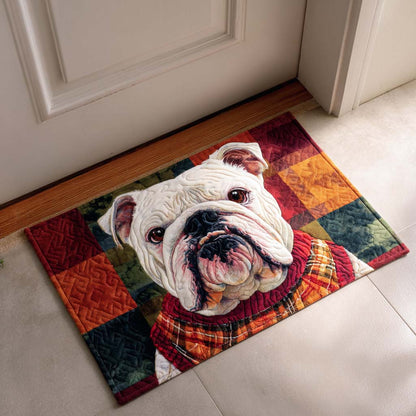 Cozy Bulldog Doormat NCU0NT10193