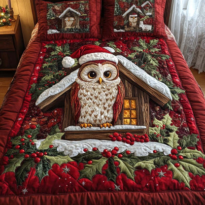 Cozy Cabin 3-Piece Quilted Bedding Set NCU0NT2292