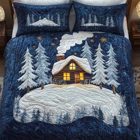 Cozy Cabin 3-Piece Quilted Bedding Set NCU0NT9969