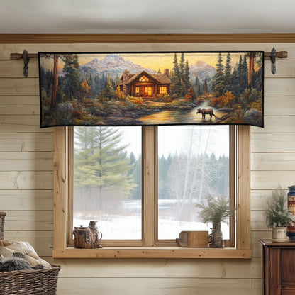 Cozy Cabin Escape Quilted Valance NCU0PT4374