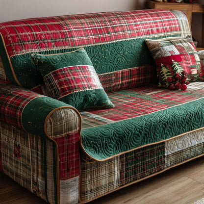 Cozy Cabin Eve Quilted Sofa Cover NCU0PT9767
