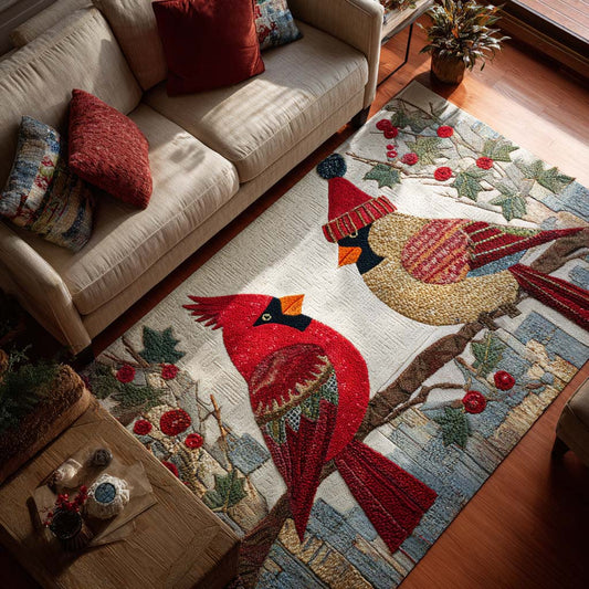 Cozy Cardinal Area Rug NCU0NT10462