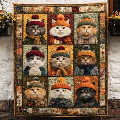 Cozy Cats Quilted Blanket NCU0NT9207