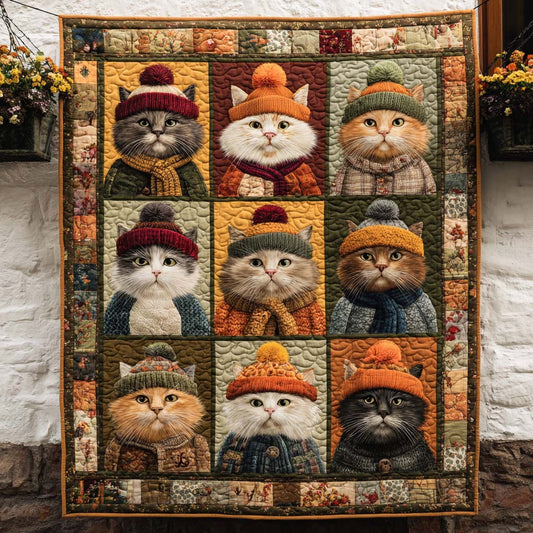 Cozy Cats Quilted Blanket NCU0NT9207
