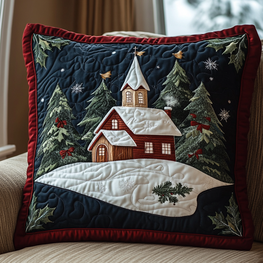 Cozy Chapel Quilted Pillow Case NCU0VH715