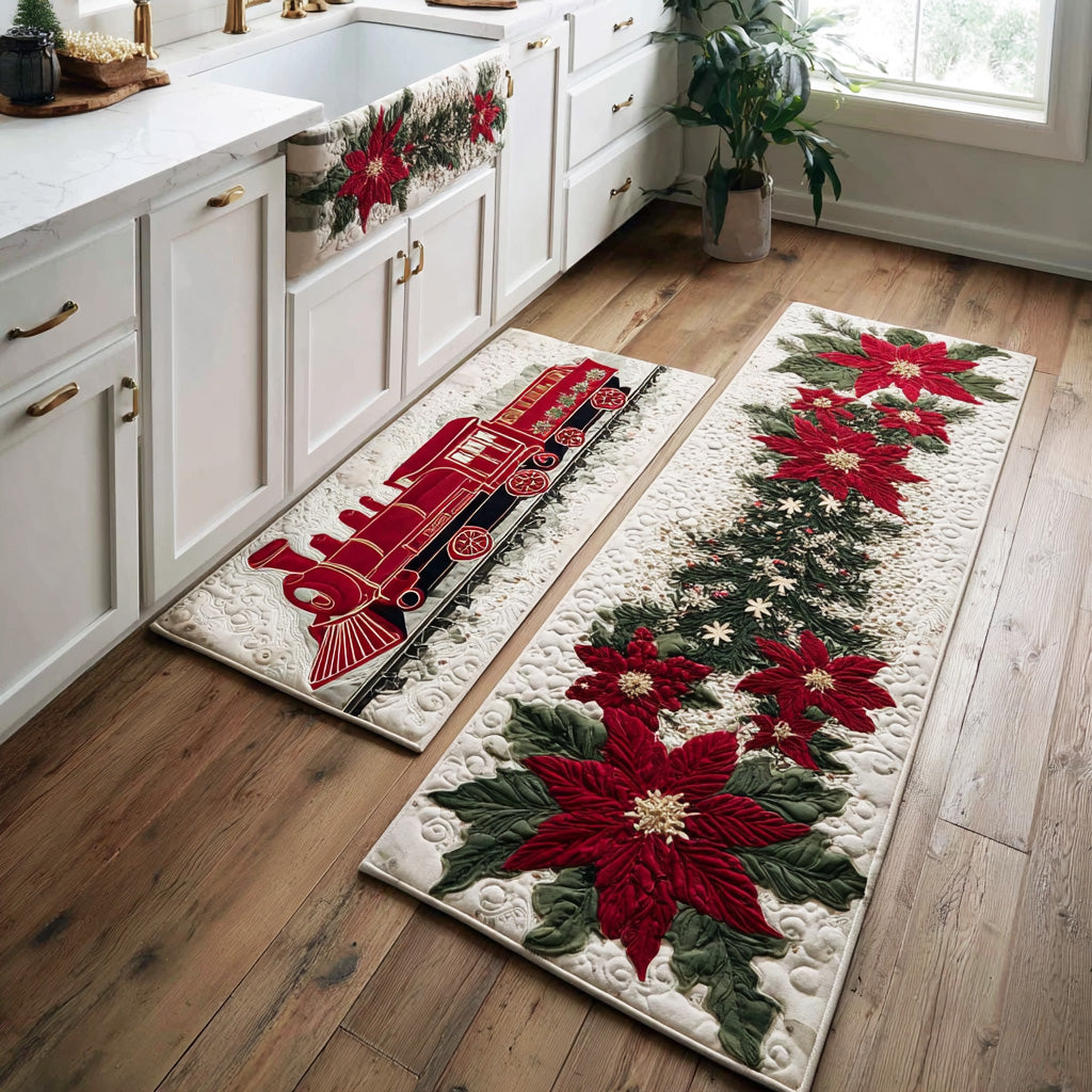 Cozy Christmas Eve Kitchen Area Rug NCU0TD1731