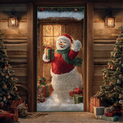 Cozy Christmas Quilted Door Cover NCU0PT10498