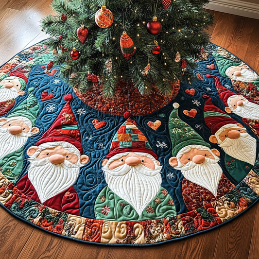 Cozy Circle Christmas Quilted Tree Skirt NCU0VL800