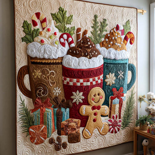 Cozy Cocoa Quilted Blanket NCU0NT9847