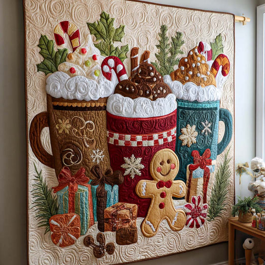Cozy Cocoa Quilted Blanket NCU0NT9847