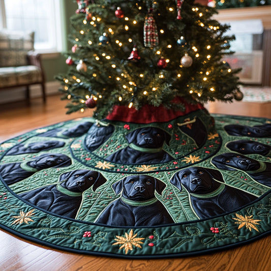 Cozy Companion Christmas Quilted Tree Skirt NCU0DV8252