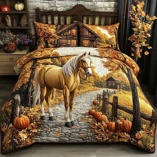 Cozy Companions 3-Piece Quilted Bedding Set NCU0NT8922