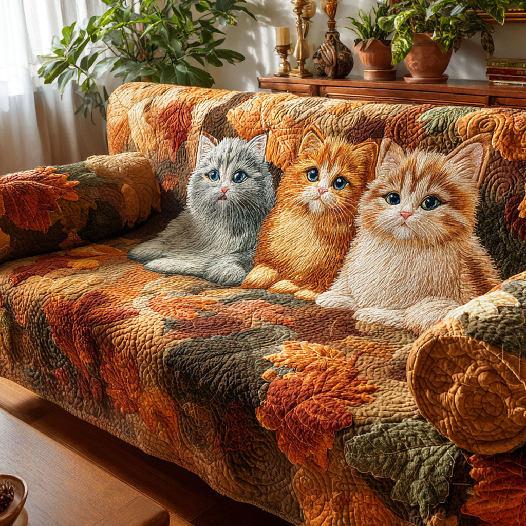 Cozy Companions Quilted Sofa Cover NCU0TV812