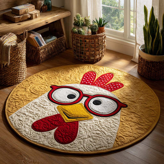 Cozy Coop Quilted Round Mat NCU0XD021