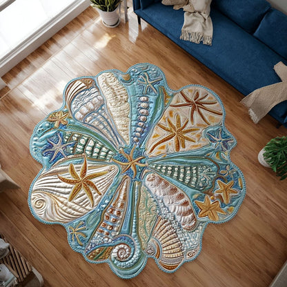 Coastal Custom Shape Area Rug NCU0VT381
