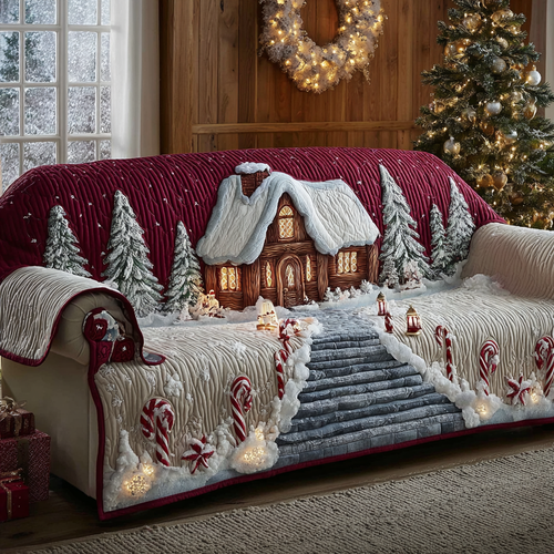 Cozy Cottage Quilted Sofa Cover NCU0DK11478