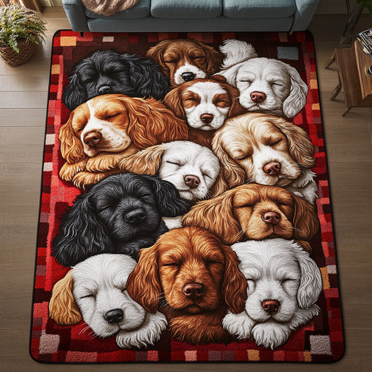 Cozy Curl Spaniel Area Rug NCU0PT9372