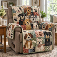 Cozy Dog Patchwork Quilted Sofa Cover NCU0DV10230