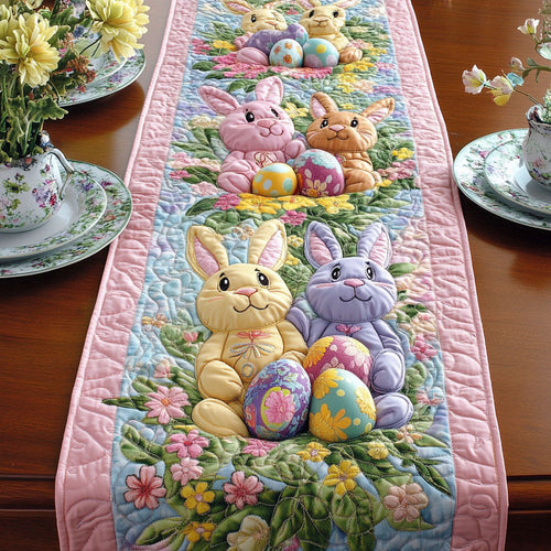 Easter Quilted Table Runner NCU0VT377