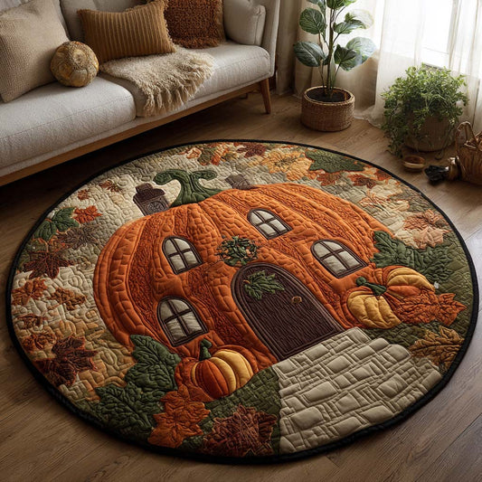 Cozy Fall Days Quilted Round Mat NCU0TD047