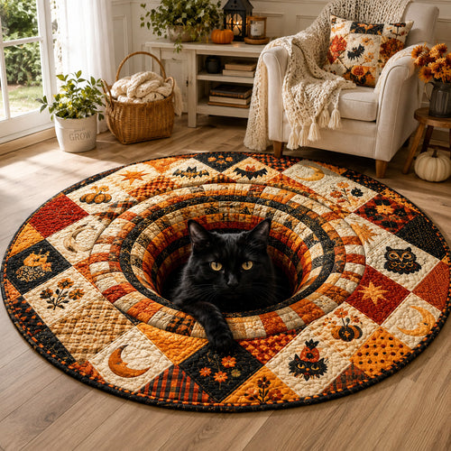 Cozy Familiar Quilted Round Mat NCU0VL3614