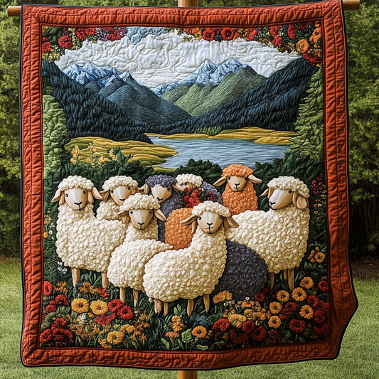 Cozy Flock Quilted Blanket NCU0DK4161