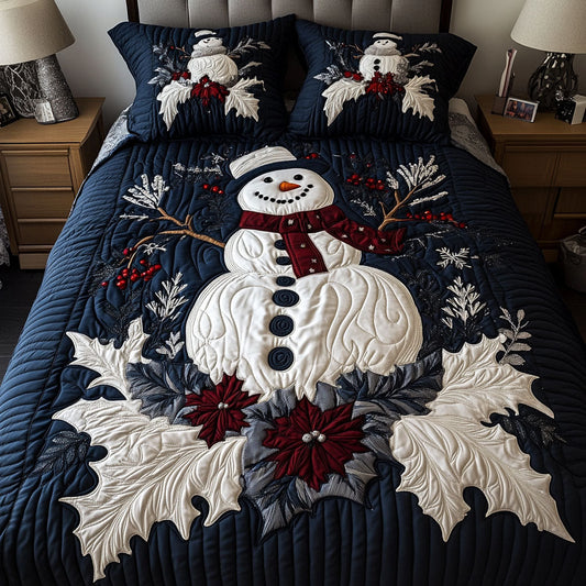 Cozy Frost Charm 3-Piece Quilted Bedding Set NCU0PT2515