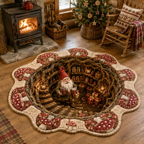 Cozy Gnome Custom Shape Area Rug NCU0TD3150