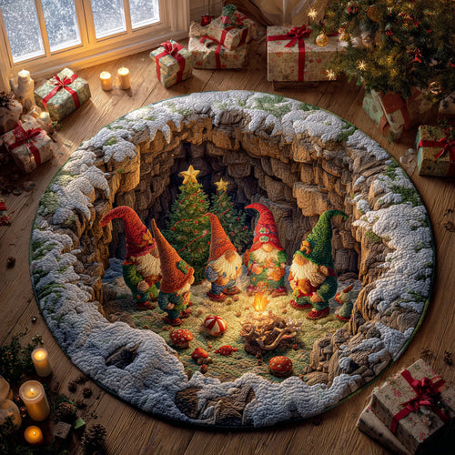 Cozy Gnome Gathering Round Carpet NCU0DV8408