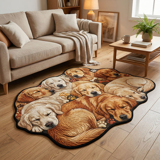 Cozy Golden Sleep Custom Shape Area Rug NCU0NT12622