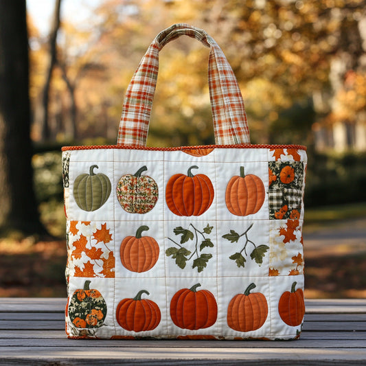 Cozy Harvest Quilted Tote Bag NCU0DV6948