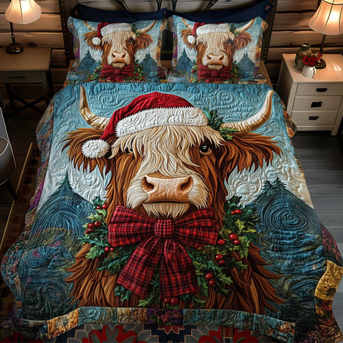 Cozy Highland 3-Piece Quilted Bedding Set NCU0PT2445