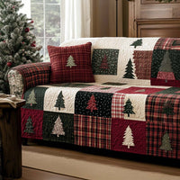Cozy Holiday Quilted Sofa Cover NCU0NT10751