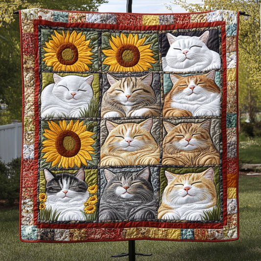 Cozy Kittens Quilted Blanket NCU0PT7352