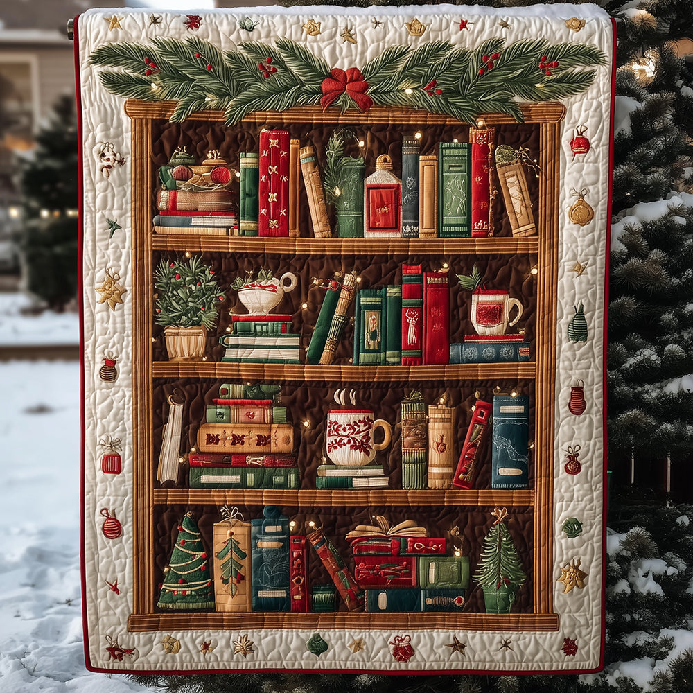 Cozy Library Glow Quilted Blanket NCU0TH3485