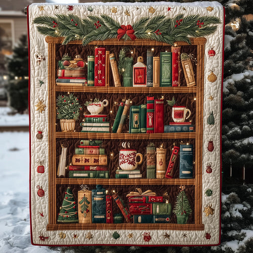 Cozy Library Glow Quilted Blanket NCU0TH3485