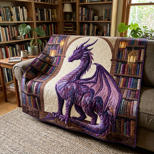 Cozy Library Quilted Blanket NCU0DV9734