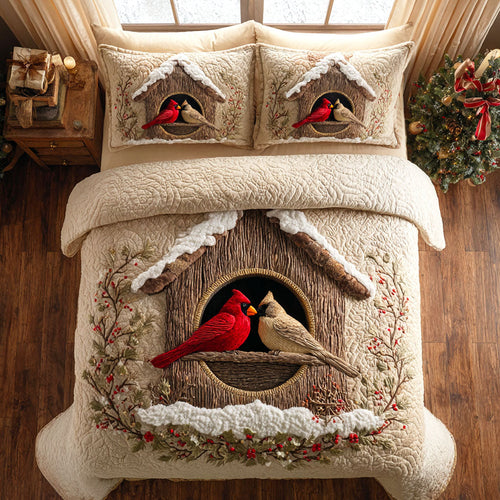 Cozy Nest 3-Piece Quilted Bedding Set NCU0TV1151