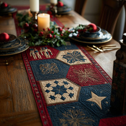 Cozy Nights Quilted Table Runner NCU0PT9605