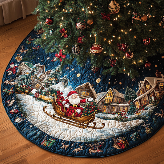 Cozy Noel Christmas Quilted Tree Skirt NCU0VH1109