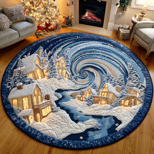 Cozy Noel Spirit Quilted Round Mat NCU0TD791
