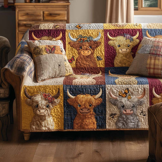 Cozy Pastures Quilted Sofa Cover NCU0NT12255