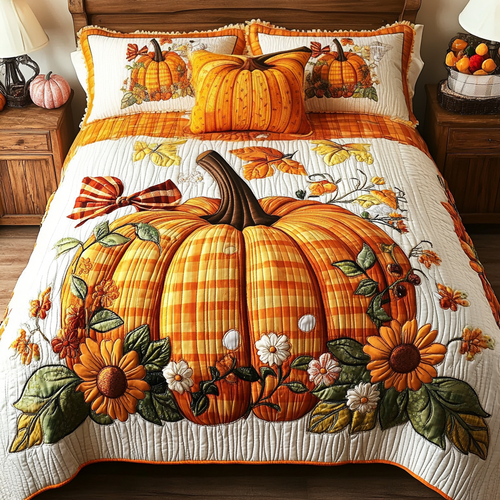Cozy Patch 3-Piece Quilted Bedding Set NCU0VL2868