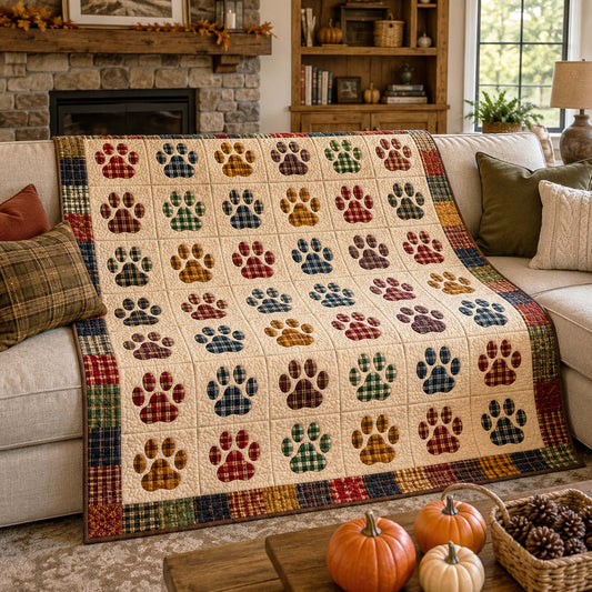 Cozy Paws Quilted Blanket NCU0TD3070