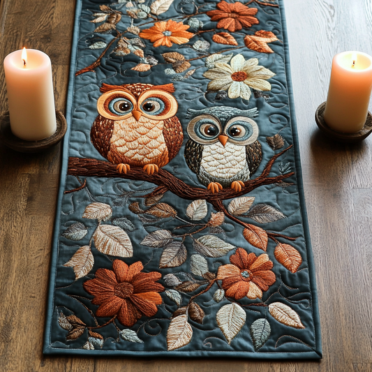 Cozy Perch Quilted Table Runner NCU0VH3153