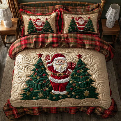 Cozy Pines 3-Piece Quilted Bedding Set NCU0TV711